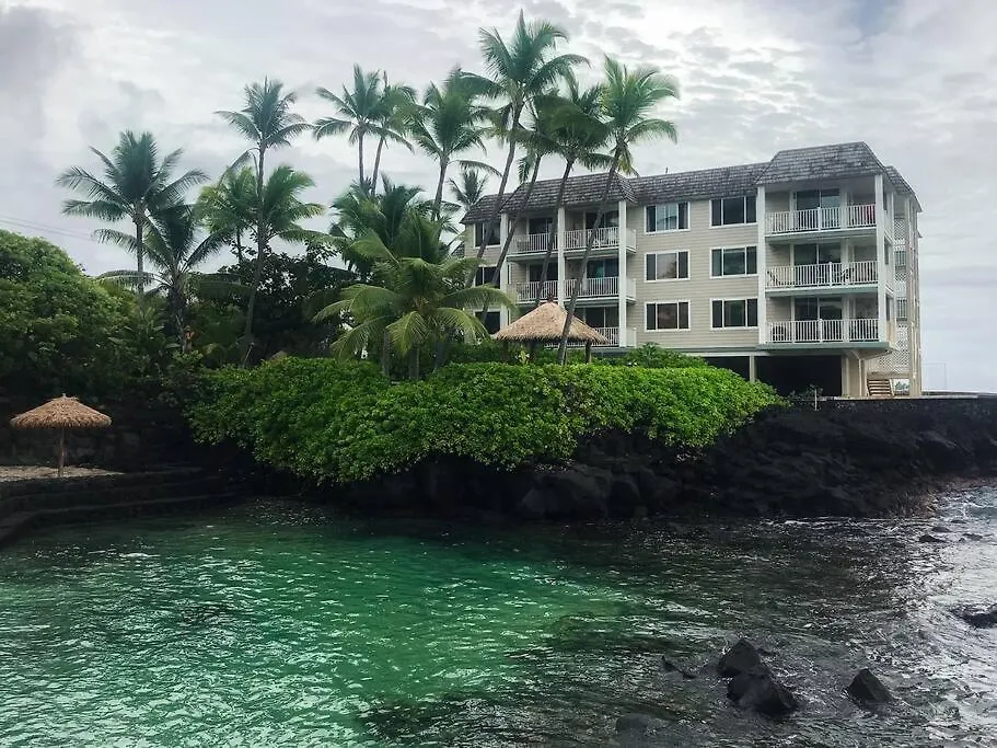 Feriehus Oceanfront Condo With Lanai That Almost Hangs Over Ocean - Hale Kona Kai 304 By Casago Kona Kailua-Kona